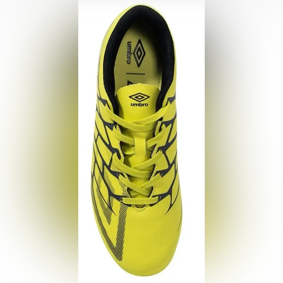 YELLOW UMBRO VELOCITA ALCHEMIST LEAGUE FG MEN'S SOCCER CLEATS - Picture 1 of 11